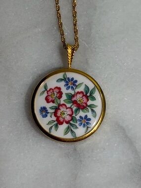 Paragon 925 Sterling Silver Necklace Filigree Statement Vintage Style